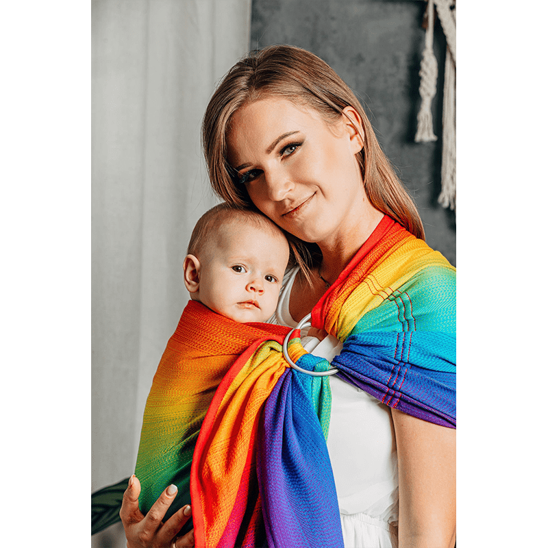 Rainbow Baby Ring Sling by LennyLamb - Ring SlingLittle Zen One5907557755283