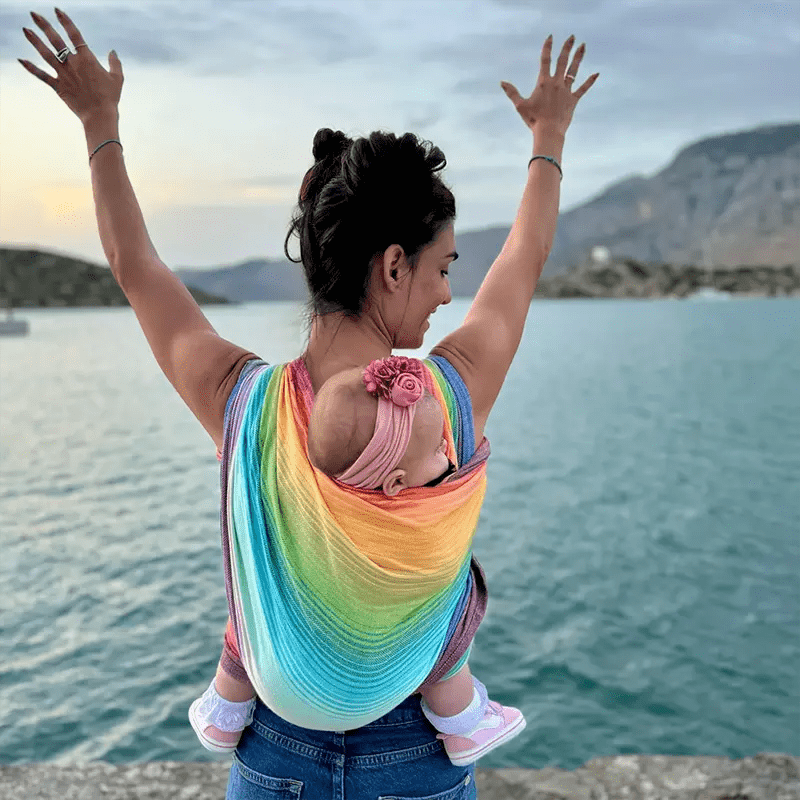 Rainbow Dreamer Woven Wrap by Girasol - Woven WrapLittle Zen One4157025691