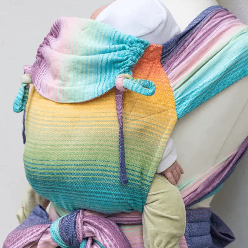 Rainbow Dreamer WrapMySol Half Buckle by Girasol - Half Buckle CarrierLittle Zen One96224913356