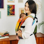 Rainbow Lotus LennyLight Baby Carrier by LennyLamb - Buckle CarrierLittle Zen One5907557780261