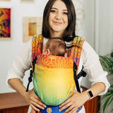 Rainbow Lotus LennyLight Baby Carrier by LennyLamb - Buckle CarrierLittle Zen One5907557780261
