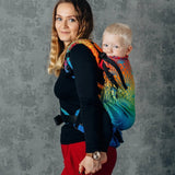 Rainbow Lotus LennyPreschool by LennyLamb - Buckle CarrierLittle Zen One5907557757485