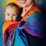Rainbow Lotus Ring Sling by LennyLamb LennyLamb at Little Zen One
