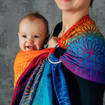 Rainbow Lotus Ring Sling by LennyLamb LennyLamb at Little Zen One