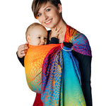 Rainbow Lotus Ring Sling by LennyLamb LennyLamb at Little Zen One