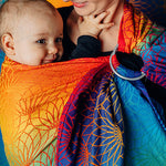 Rainbow Lotus Ring Sling by LennyLamb LennyLamb at Little Zen One