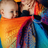 Rainbow Lotus Ring Sling by LennyLamb LennyLamb at Little Zen One