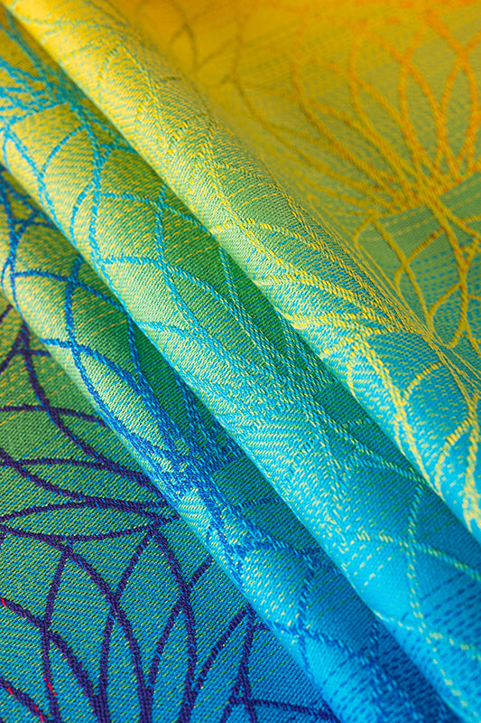 Rainbow Lotus Ring Sling by LennyLamb LennyLamb at Little Zen One