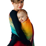 Rainbow Lotus Ring Sling by LennyLamb LennyLamb at Little Zen One