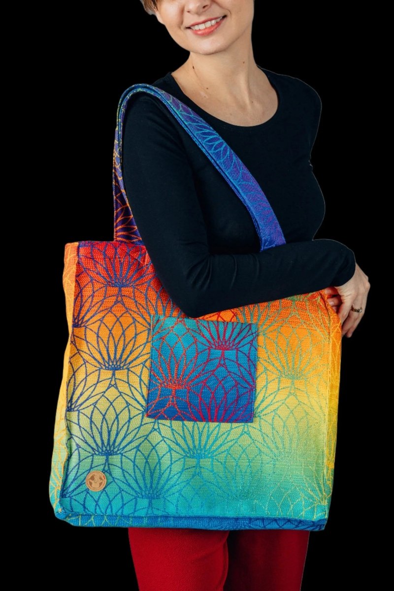 Rainbow Lotus Shoulder Bag by LennyLamb - BagsLittle Zen One5907557757539