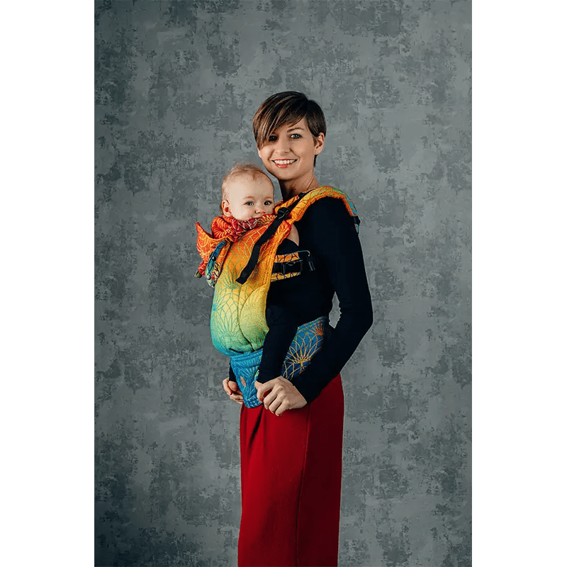 Rainbow Lotus Toddler LennyGo by Lennylamb - Buckle CarrierLittle Zen One5907557757447