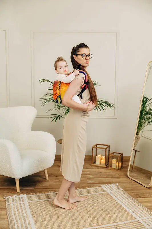 Rainbow Lotus Toddler Onbuhimo PRO by LennyLamb - OnbuhimoLittle Zen One74928720