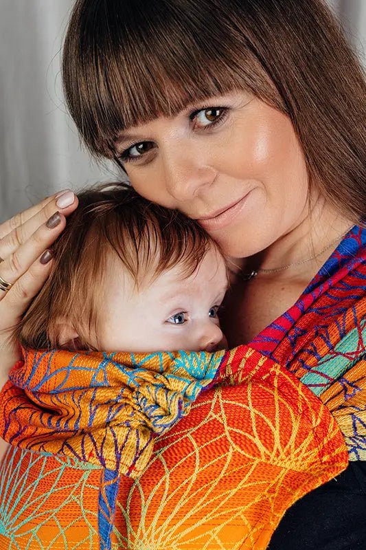 Rainbow Lotus Toddler Wrap Tai