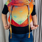 Rainbow Lotus Toddler Wrap - Tai by Lennylamb - Mei TaiLittle Zen One25640784