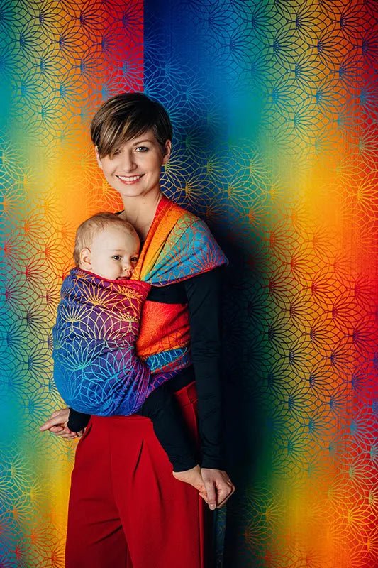 Rainbow Lotus Woven Wrap
