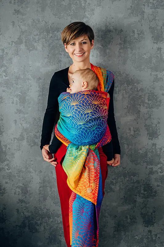 Rainbow Lotus Woven Wrap