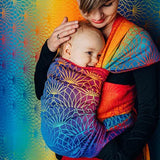 Rainbow Lotus Woven Wrap by LennyLamb - Woven WrapLittle Zen One5907557757362