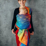 Rainbow Lotus Woven Wrap by LennyLamb - Woven WrapLittle Zen One5907557757362