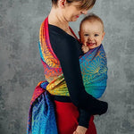 Rainbow Lotus Woven Wrap by LennyLamb - Woven WrapLittle Zen One5907557757362