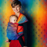 Rainbow Lotus Woven Wrap by LennyLamb - Woven WrapLittle Zen One5907557757362