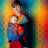Rainbow Lotus Woven Wrap by LennyLamb - Woven WrapLittle Zen One5907557757362