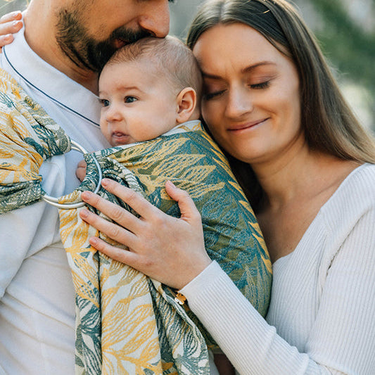 Rainforest Selva Ring Sling by LennyLamb LennyLamb at Little Zen One