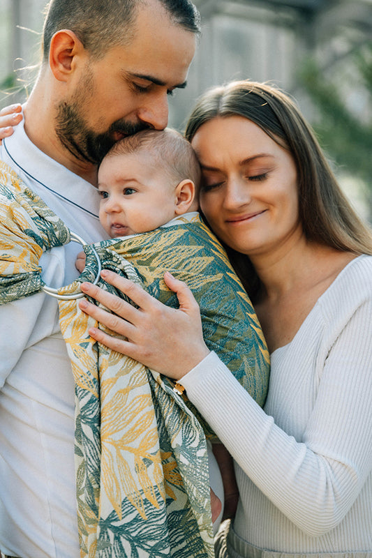 Rainforest Selva Ring Sling by LennyLamb LennyLamb at Little Zen One