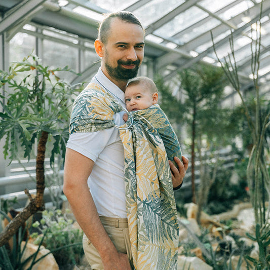 Rainforest Selva Ring Sling by LennyLamb LennyLamb at Little Zen One