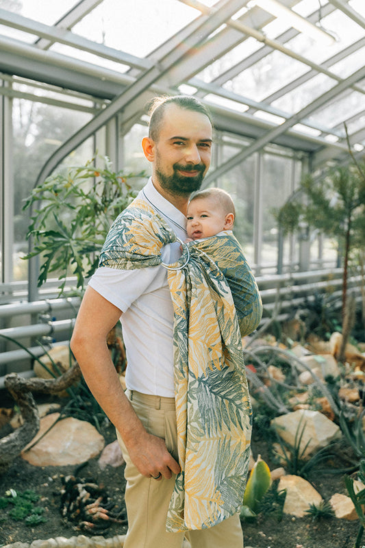Rainforest Selva Ring Sling by LennyLamb LennyLamb at Little Zen One