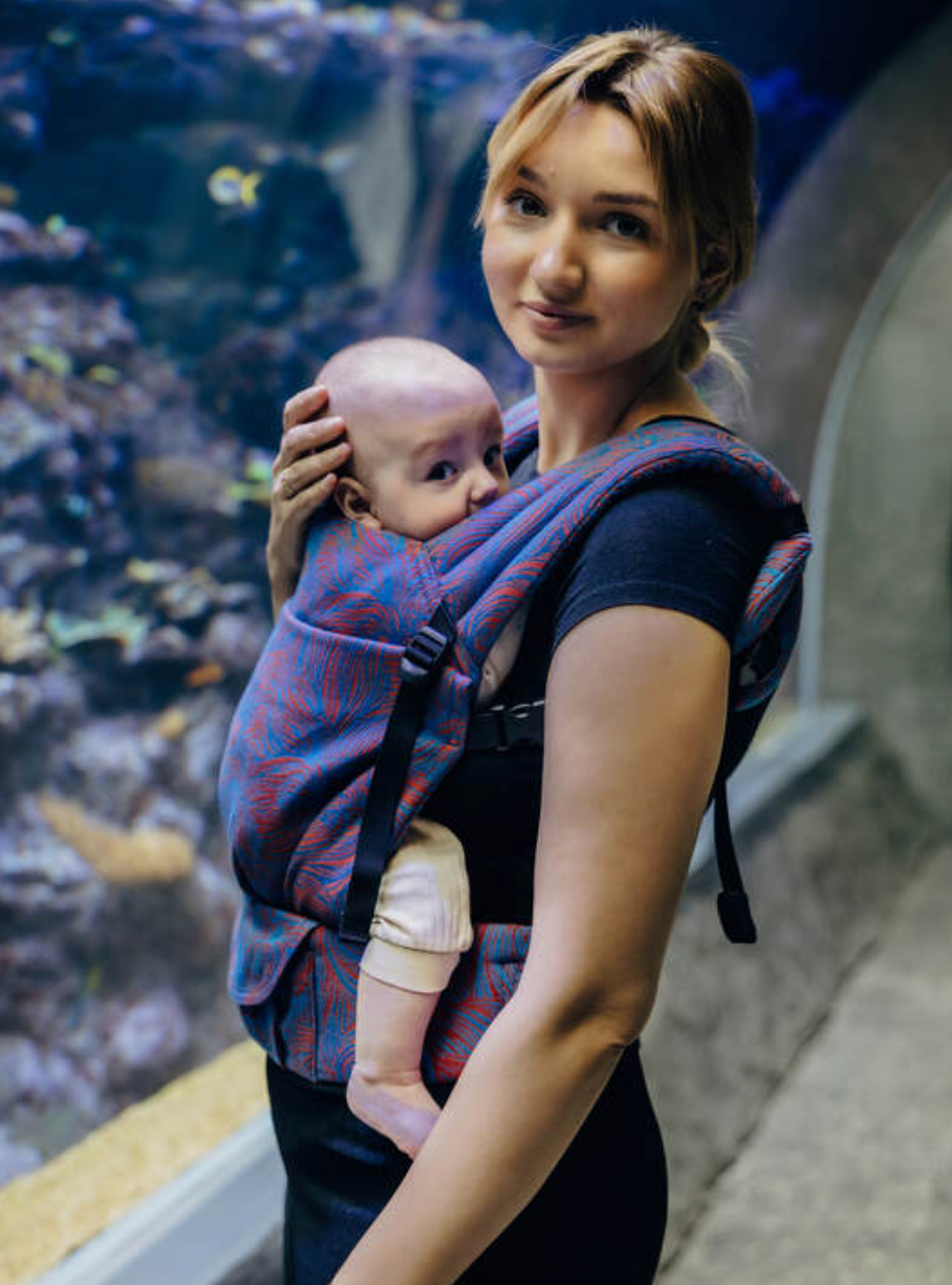 Rapunzel Swirl LennyLight Baby Carrier by LennyLamb LennyLamb at Little Zen One