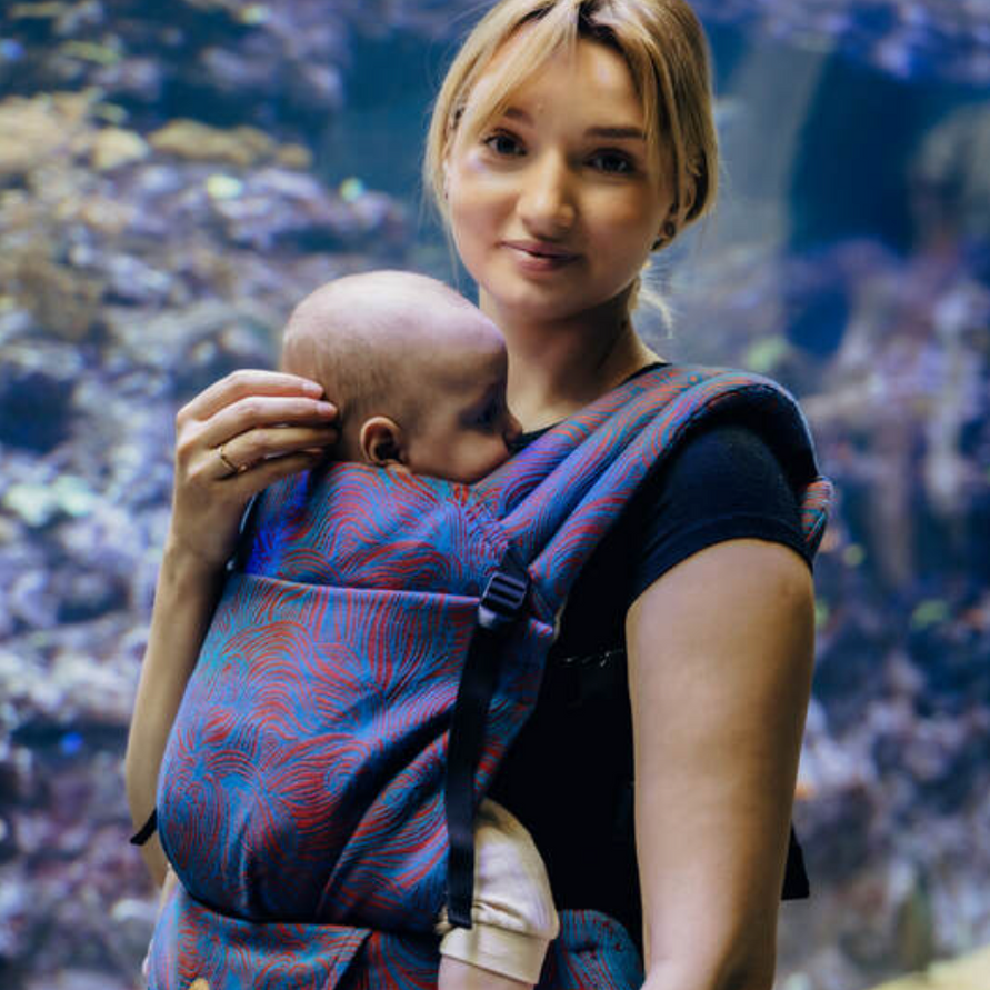 Rapunzel Swirl LennyLight Baby Carrier by LennyLamb - Buckle CarrierLittle Zen One5907557788632