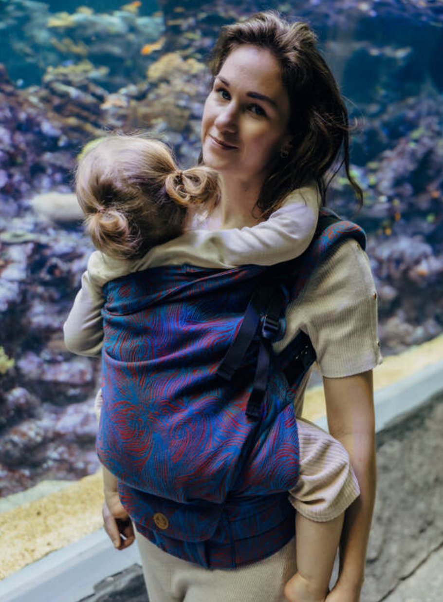 Rapunzel Swirl LennyPreschool Carrier by LennyLamb LennyLamb at Little Zen One