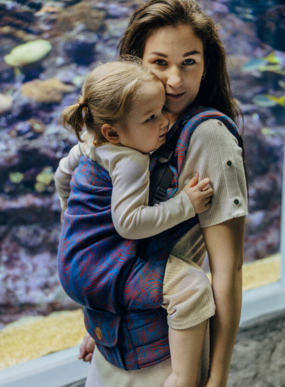 Rapunzel Swirl LennyPreschool Carrier by LennyLamb LennyLamb at Little Zen One