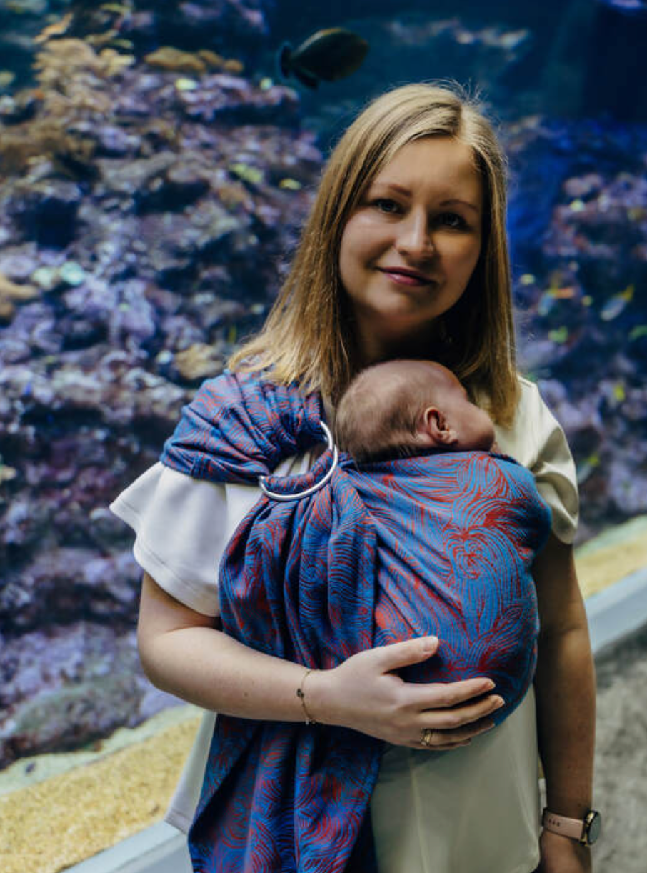 Rapunzel Swirl Ring Sling by LennyLamb LennyLamb at Little Zen One