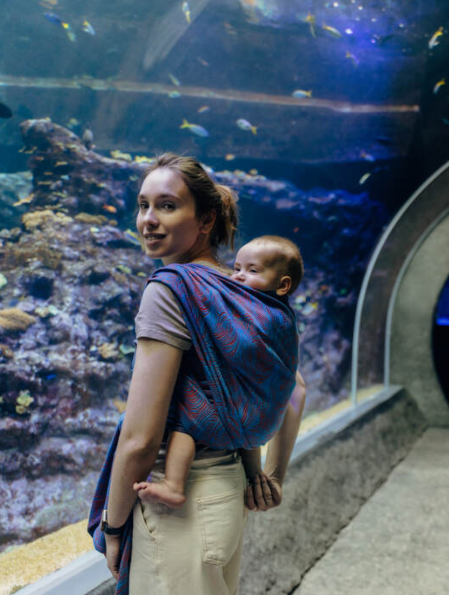 Rapunzel Swirl Woven Wrap by LennyLamb LennyLamb at Little Zen One