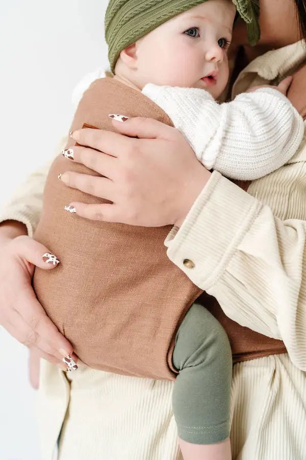 Raw Umber Toddler Carrier by Happy Baby Buckle Carrier