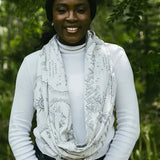 Realm of Middle Earth Ink Infinity Loop Scarf