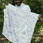 Realm of Middle Earth Ink Infinity Loop Scarf