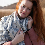 Realm of Middle Earth Ink Shawl