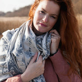 Realm of Middle Earth Ink Shawl