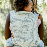 Realm of Middle - earth™ Ink Toddler Cairis XL Half Buckle by Oscha - Half Buckle CarrierLittle Zen One34983504