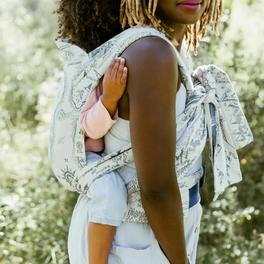 Realm of Middle - earth™ Ink Toddler Cairis XL Half Buckle by Oscha - Half Buckle CarrierLittle Zen One34983504