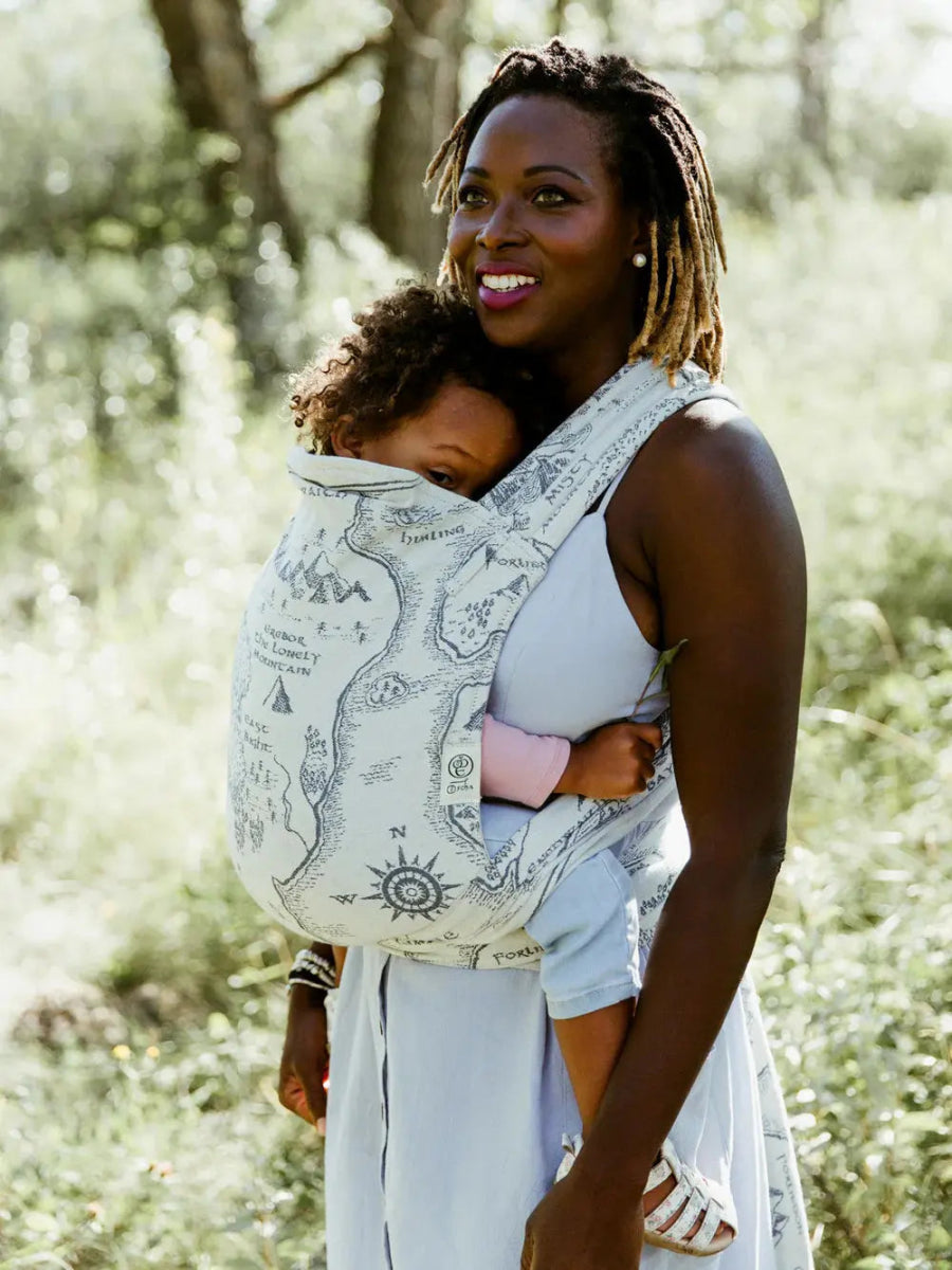 Realm of Middle - earth™ Ink Toddler Cairis XL Half Buckle by Oscha - Half Buckle CarrierLittle Zen One34983504