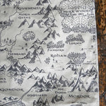Realm of Middle Earth Large Eco Tote Bag by Oscha Bags
