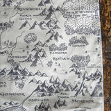 Realm of Middle Earth Large Eco Tote Bag by Oscha Bags