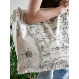 Realm of Middle - earth™ Large Eco Tote Bag by Oscha - BagsLittle Zen One22723408