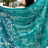 Realm of Middle Earth Moonlit Brushed Cotton Throw by Oscha Home Hobby