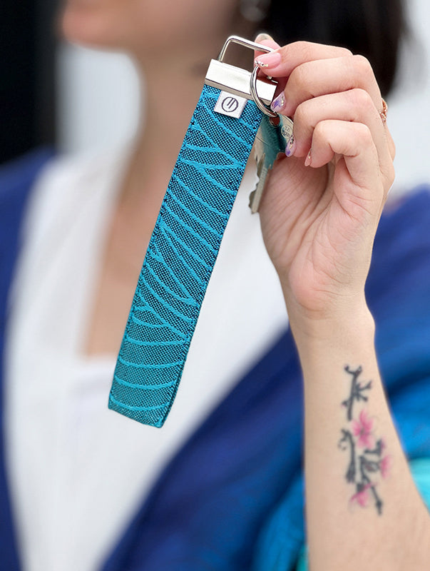 Rei Harbour Jacquard Keyring by Oscha Oscha at Little Zen One