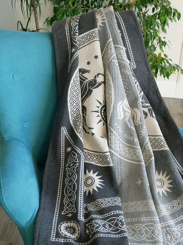 Rohan Cavalry Brushed Cotton Throw by Oscha Home Hobby