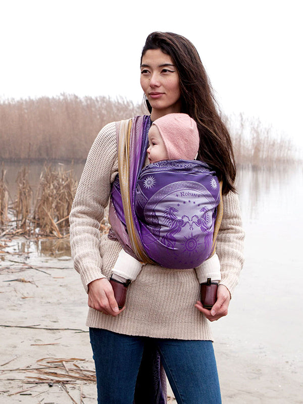 Rohan™ Crown Woven Wrap by Oscha Oscha at Little Zen One